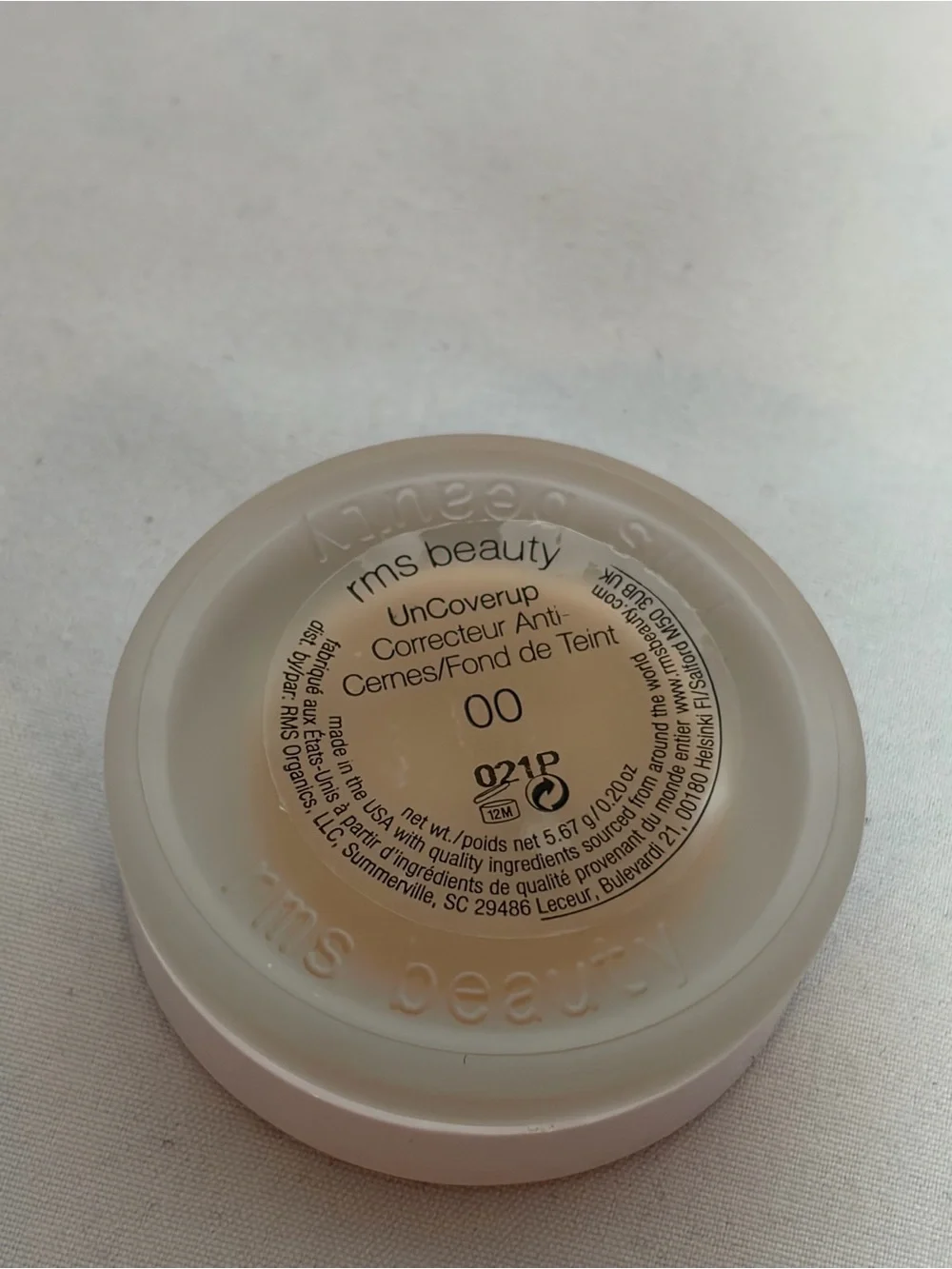 New RMS BEAUTY UnCoverup Concealer-Shade 00